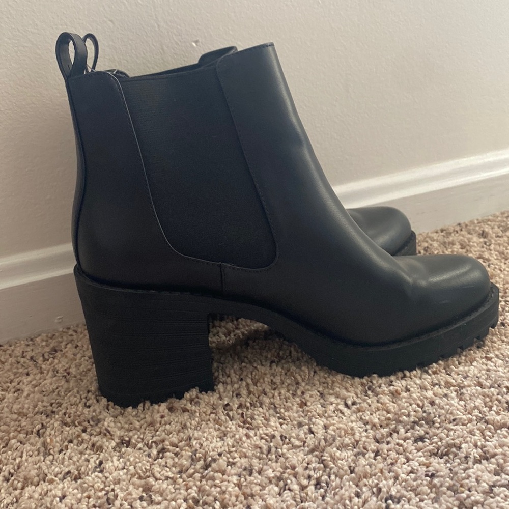 Black H&M booties
